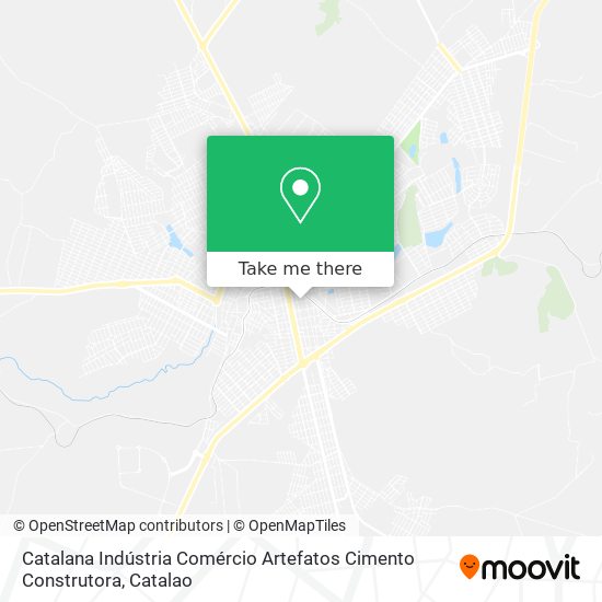 Catalana Indústria Comércio Artefatos Cimento Construtora map