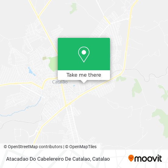 Atacadao Do Cabelereiro De Catalao map