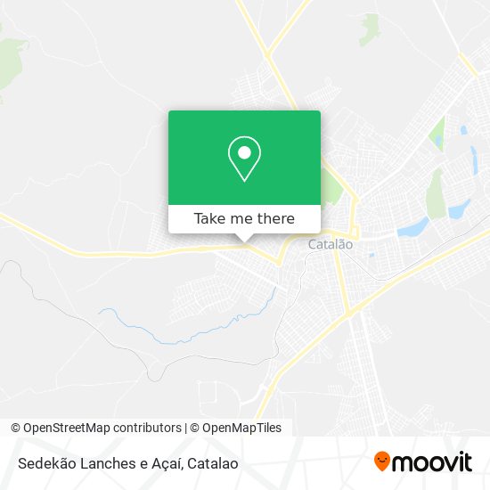 Sedekão Lanches e Açaí map
