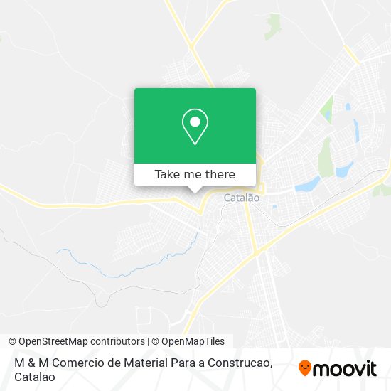 M & M Comercio de Material Para a Construcao map