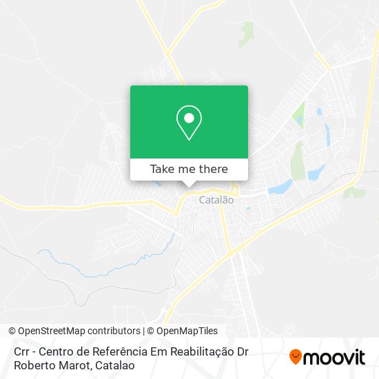 Mapa Crr - Centro de Referência Em Reabilitação Dr Roberto Marot