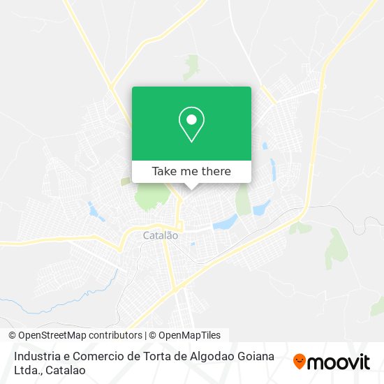 Mapa Industria e Comercio de Torta de Algodao Goiana Ltda.