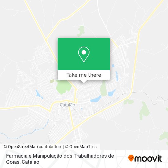 Mapa Farmacia e Manipulação dos Trabalhadores de Goias