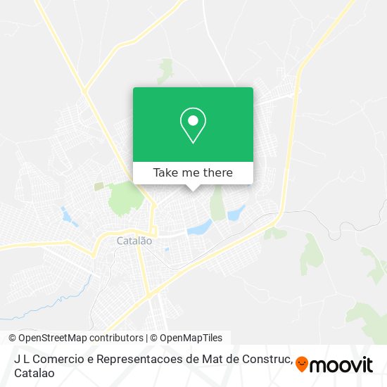 J L Comercio e Representacoes de Mat de Construc map
