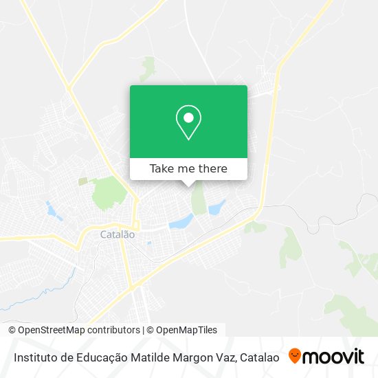 Instituto de Educação Matilde Margon Vaz map