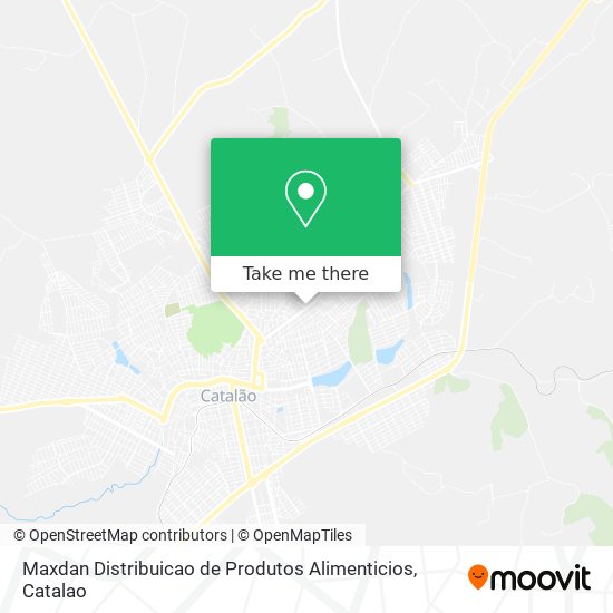 Mapa Maxdan Distribuicao de Produtos Alimenticios