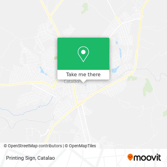 Mapa Printing Sign
