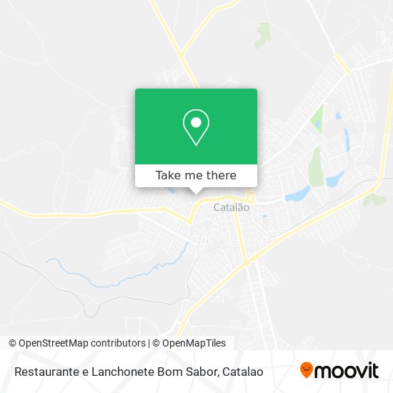 Mapa Restaurante e Lanchonete Bom Sabor
