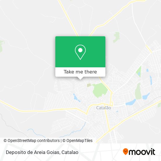 Deposito de Areia Goias map