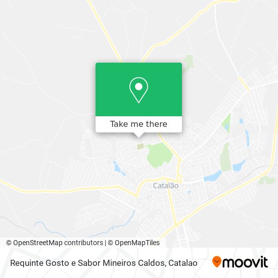 Mapa Requinte Gosto e Sabor Mineiros Caldos