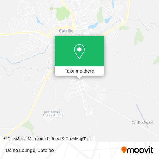 Mapa Usina Lounge