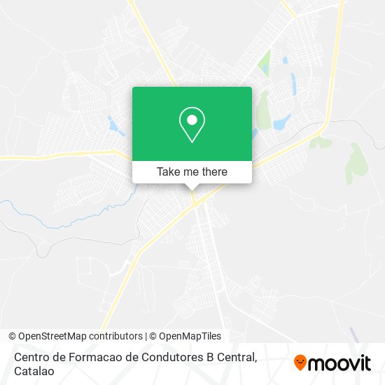 Centro de Formacao de Condutores B Central map