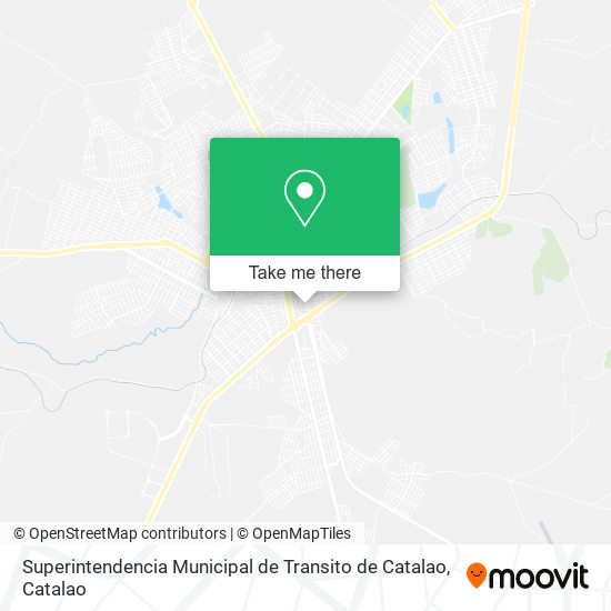 Mapa Superintendencia Municipal de Transito de Catalao