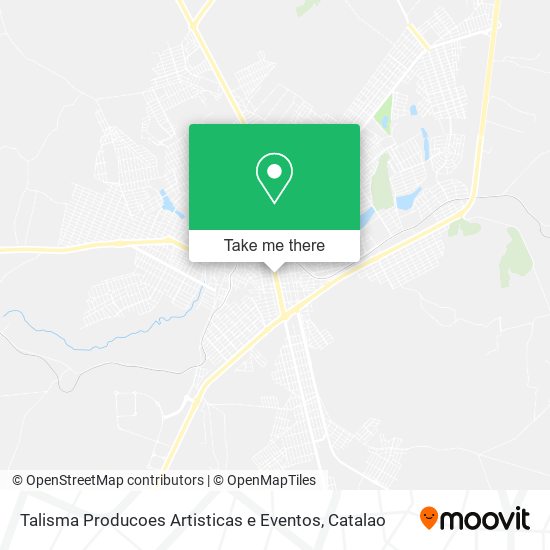 Mapa Talisma Producoes Artisticas e Eventos