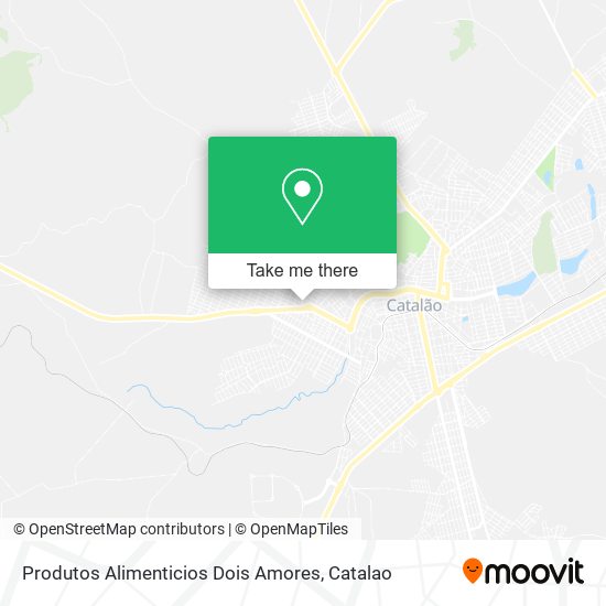 Produtos Alimenticios Dois Amores map