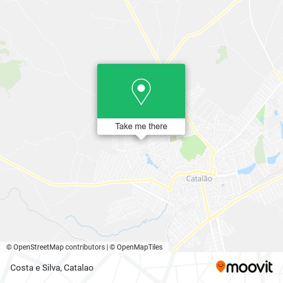 Mapa Costa e Silva