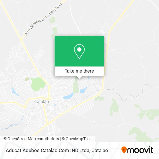 Aducat Adubos Catalão Com IND Ltda map