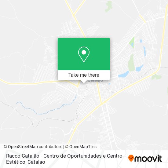 Racco Catalão - Centro de Oportunidades e Centro Estético map