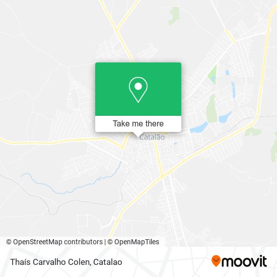 Thaís Carvalho Colen map