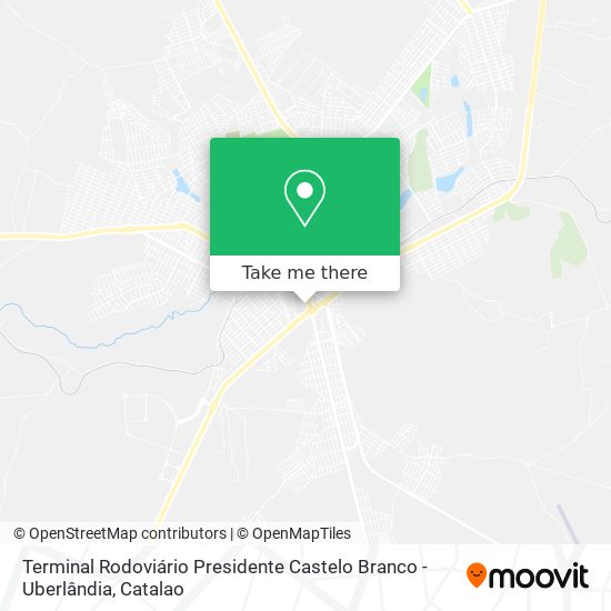 Mapa Terminal Rodoviário Presidente Castelo Branco - Uberlândia