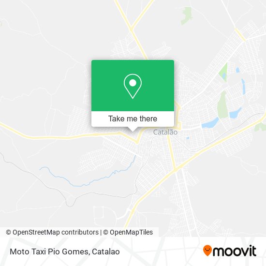 Mapa Moto Taxi Pio Gomes