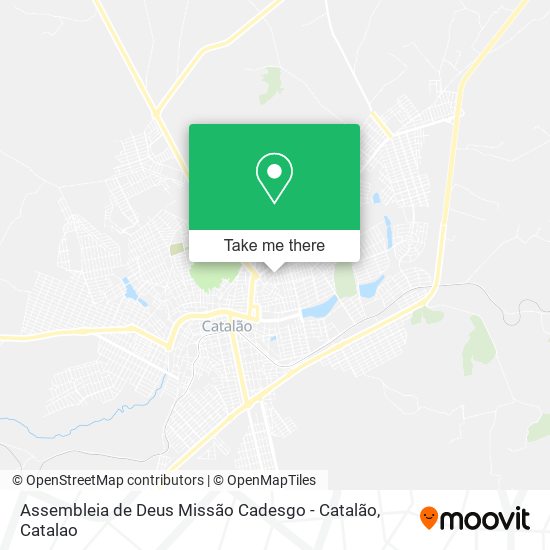 Assembleia de Deus Missão Cadesgo - Catalão map