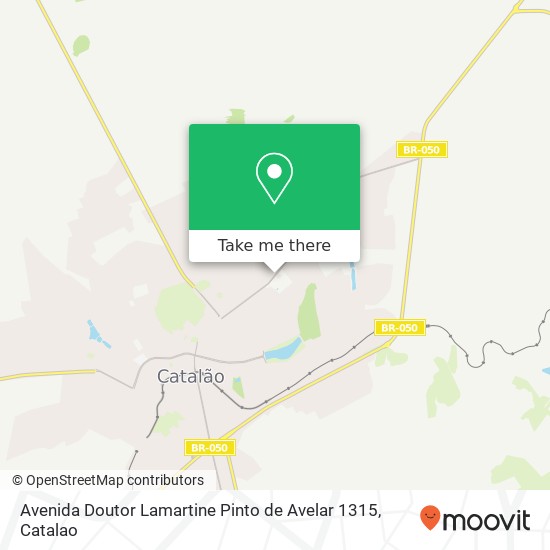Mapa Avenida Doutor Lamartine Pinto de Avelar 1315