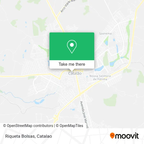 Riqueta Bolsas map