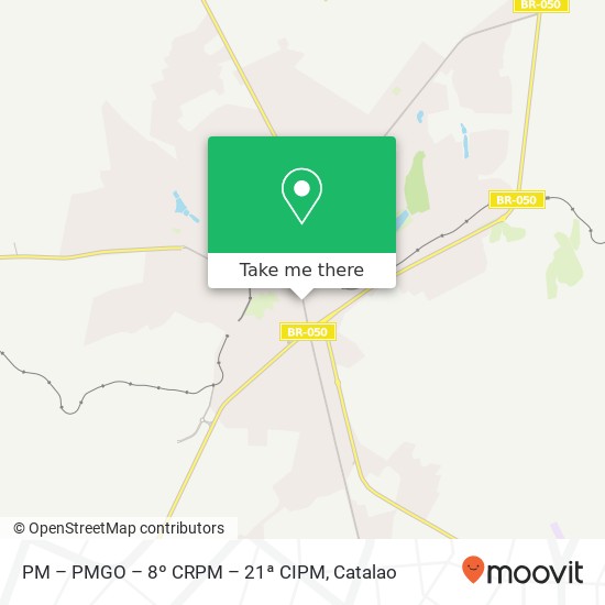Mapa PM – PMGO – 8º CRPM – 21ª CIPM