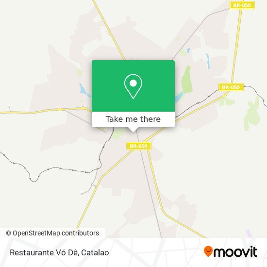 Mapa Restaurante Vó Dê