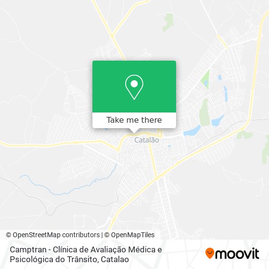 Camptran - Clínica de Avaliação Médica e Psicológica do Trânsito map