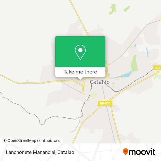 Lanchonete Manancial map