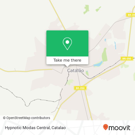 Mapa Hypnotic Modas Central, Rua Jerônimo Vaz, 134 Catalão Catalão-GO 75701-080