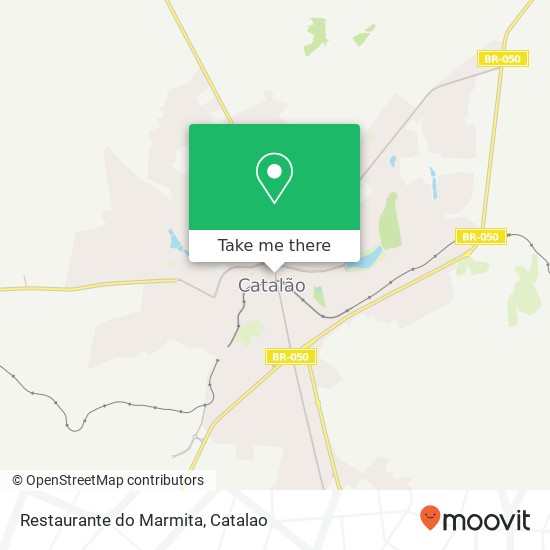 Mapa Restaurante do Marmita, Rua Egerineu Teixeira, 125 Catalão Catalão-GO 75701-240