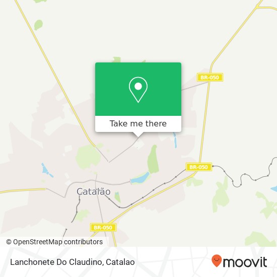 Mapa Lanchonete Do Claudino, Avenida Doutor Lamartine Pinto de Avelar, 1400 Catalão Catalão-GO 75703-170