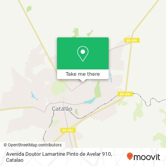 Mapa Avenida Doutor Lamartine Pinto de Avelar 910