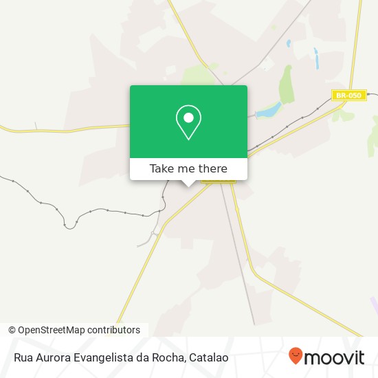 Mapa Rua Aurora Evangelista da Rocha