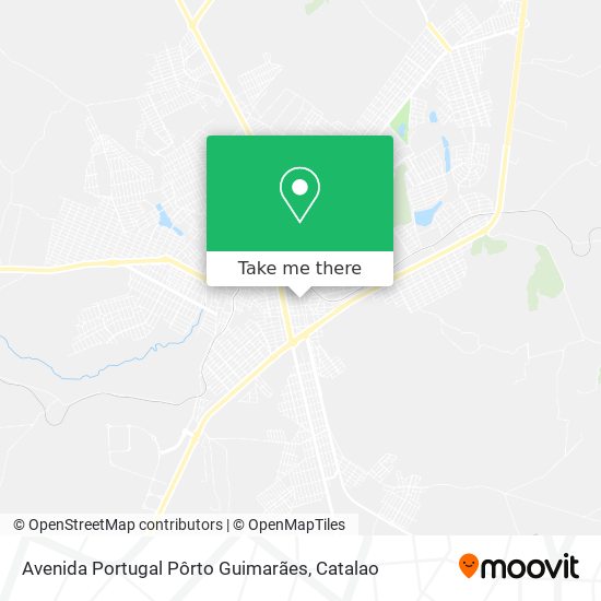Avenida Portugal Pôrto Guimarães map