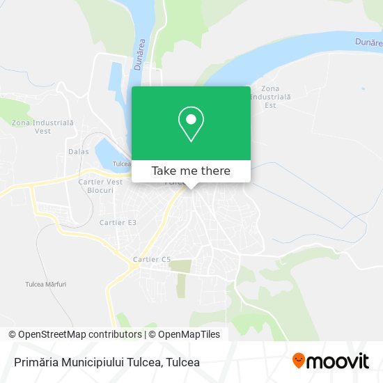 Primăria Municipiului Tulcea map