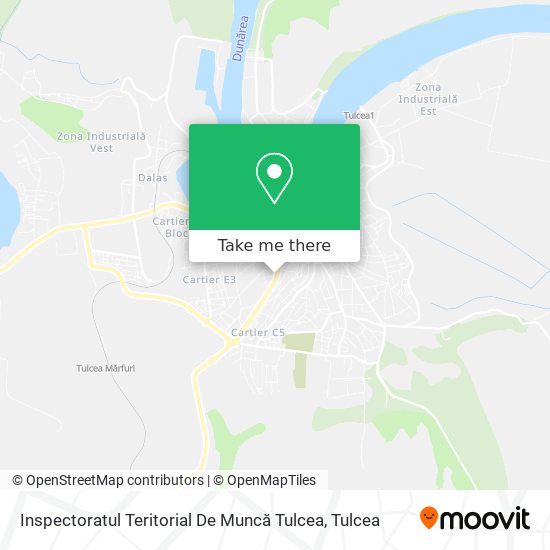 Inspectoratul Teritorial De Muncă Tulcea map