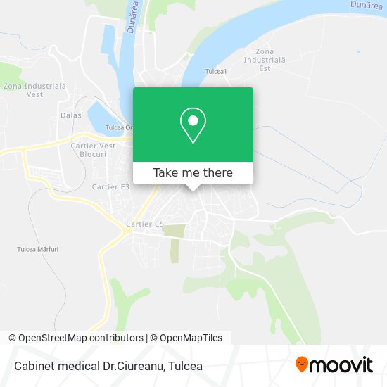Cabinet medical Dr.Ciureanu map