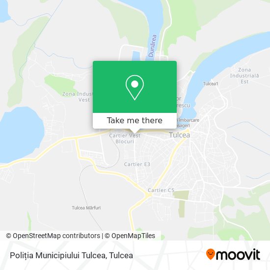 Poliția Municipiului Tulcea map