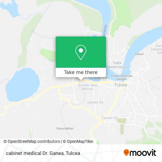 cabinet medical Dr. Ganea map