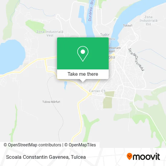 Scoala Constantin Gavenea map