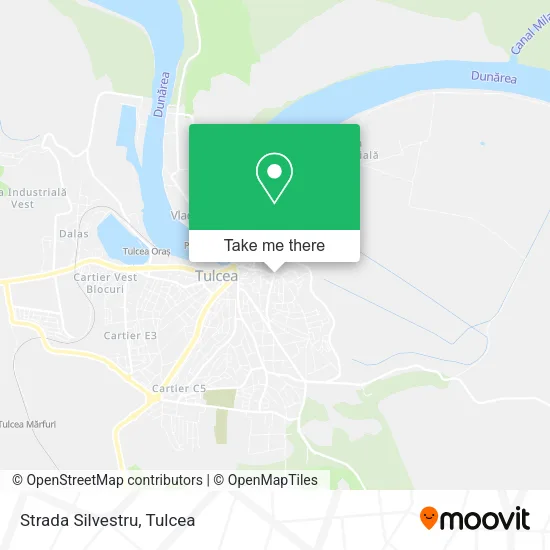 Strada Silvestru map