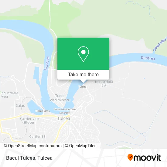 Bacul Tulcea map