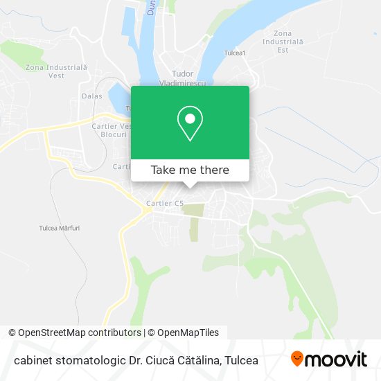 cabinet stomatologic Dr. Ciucă Cătălina map