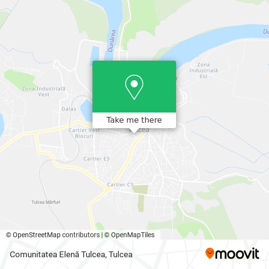 Comunitatea Elenă Tulcea map