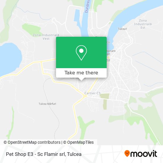Pet Shop E3 - Sc Flamir srl map