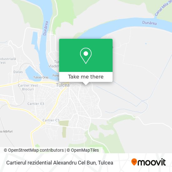 Cartierul rezidential  Alexandru Cel Bun map